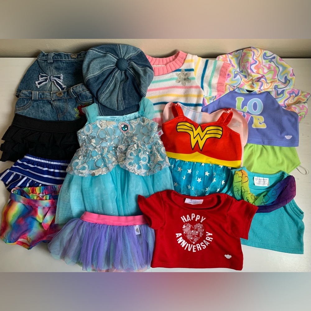 Build-A-Bear BABW Clothes Lot
